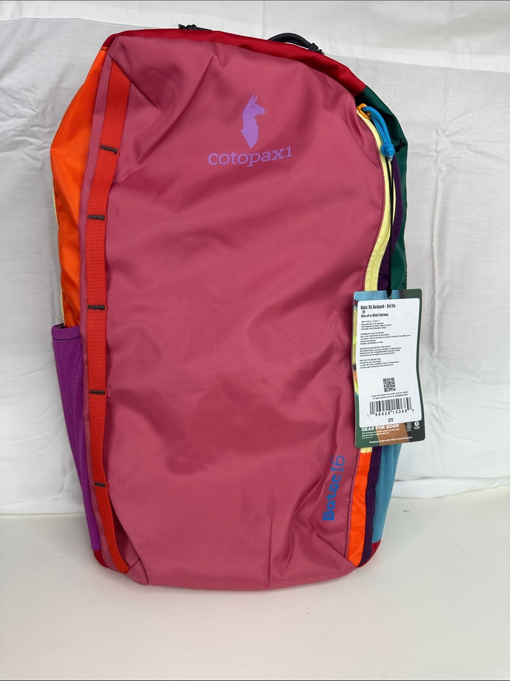 Cotopaxi Batac Del Día 16L Backpack One-of-a-Kind Multicolor Lightweight Daypack